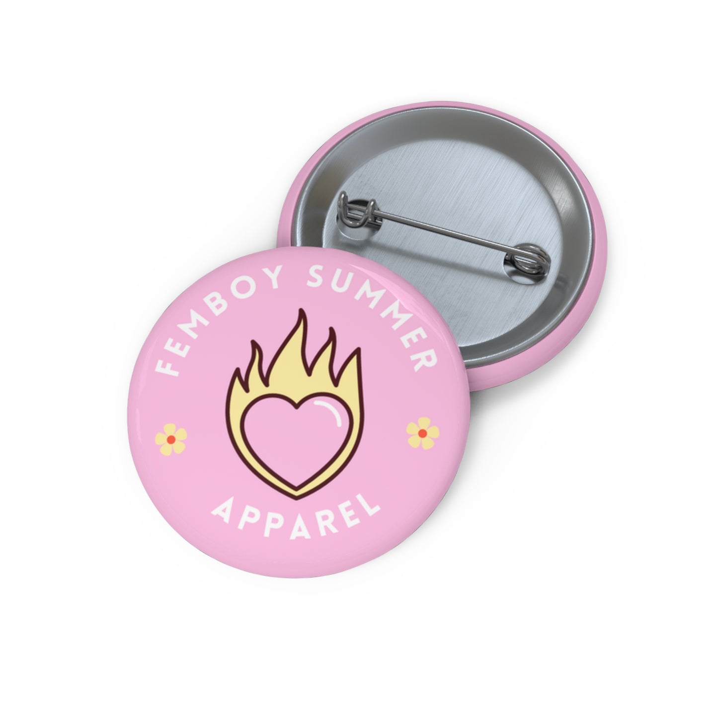 Femboy Summer Apparel Pin Button