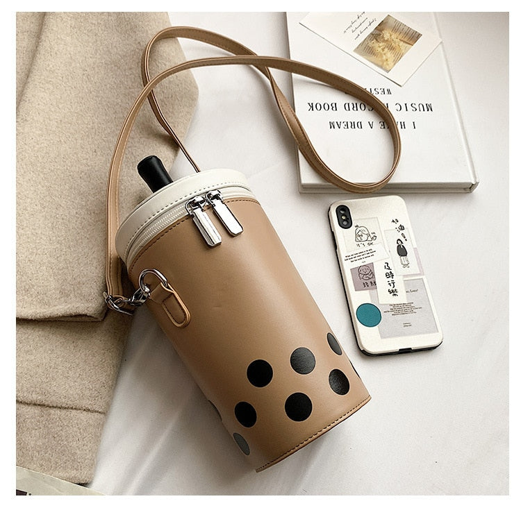 Boba Tea Novelty Shoulder Bag