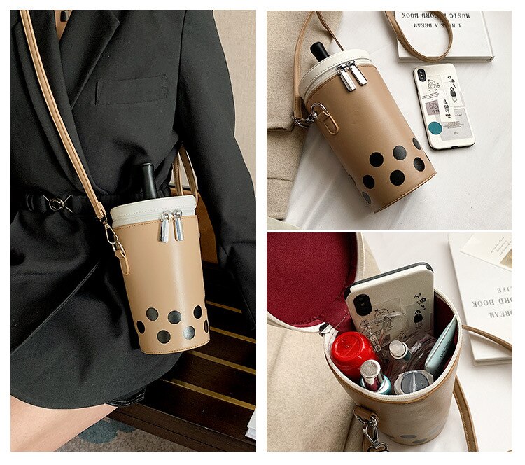 Boba Tea Novelty Shoulder Bag