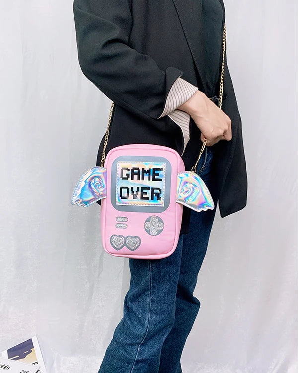 Angelic Game Over Crossbody Bag