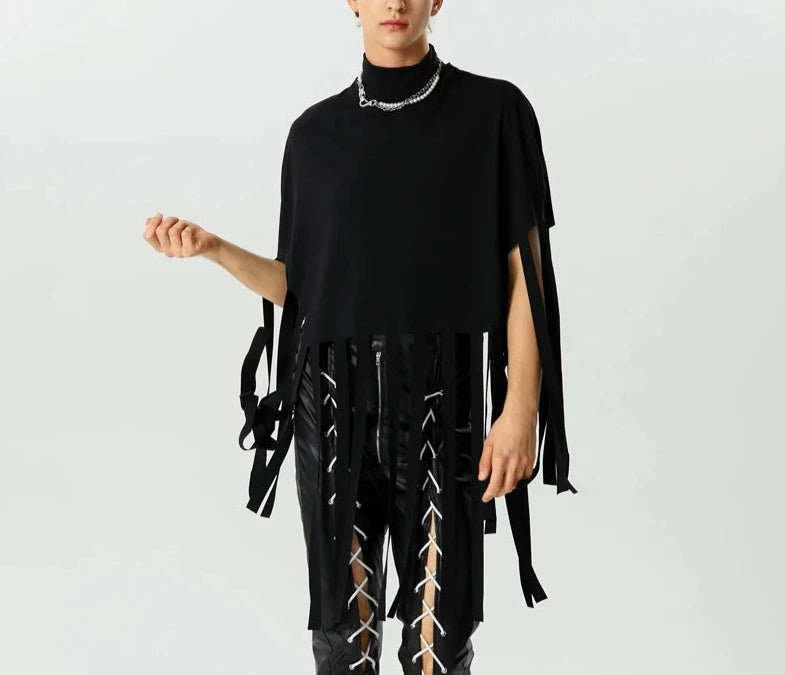 Thique Tasseled Capelet