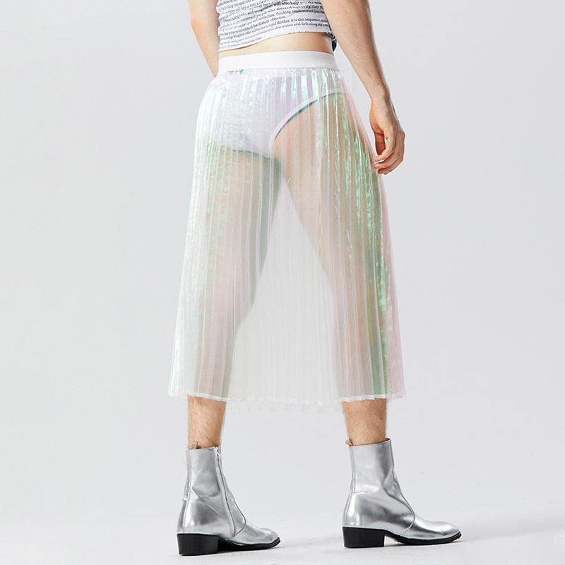 Sheer Iridescence Skirt