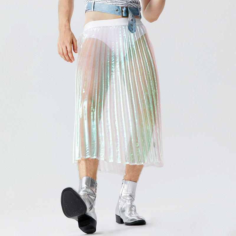 Sheer Iridescence Skirt