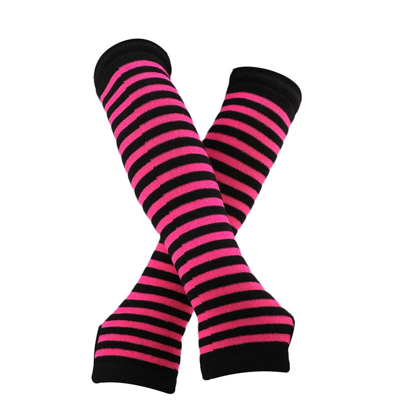 Y2K Emo Socks + Gloves Set