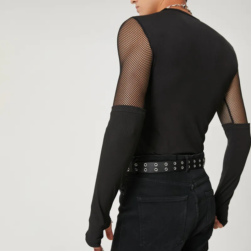Meshy Midriff Top