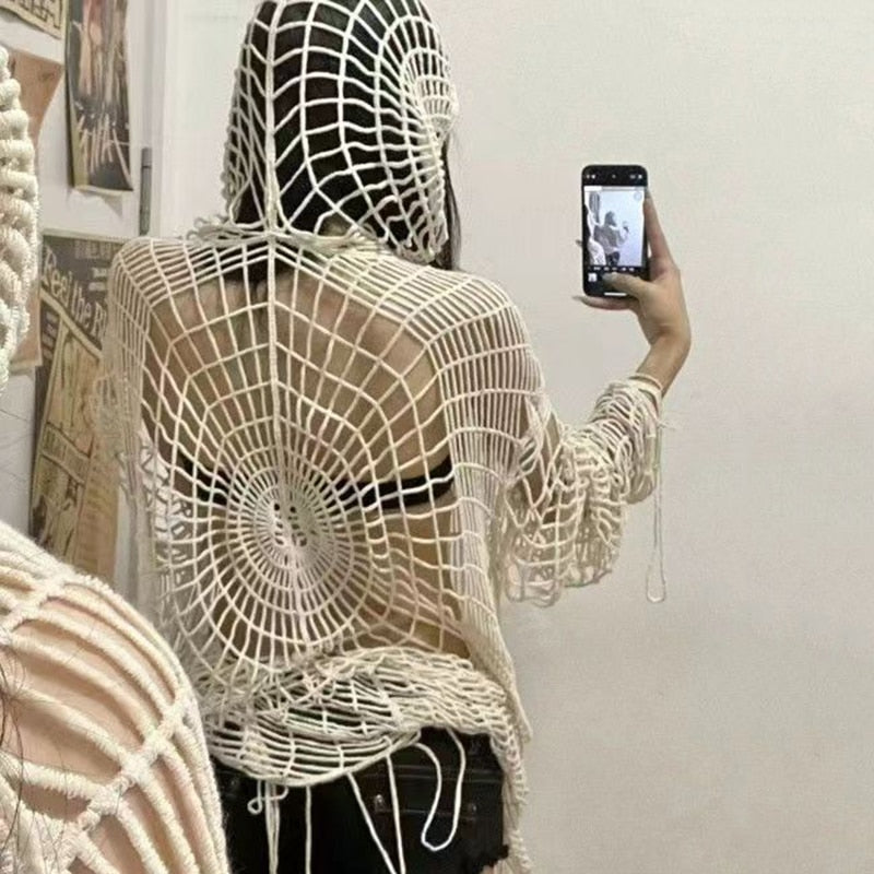 Spider's Prey Hooded Top