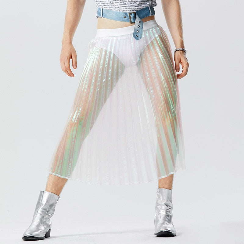 Sheer Iridescence Skirt