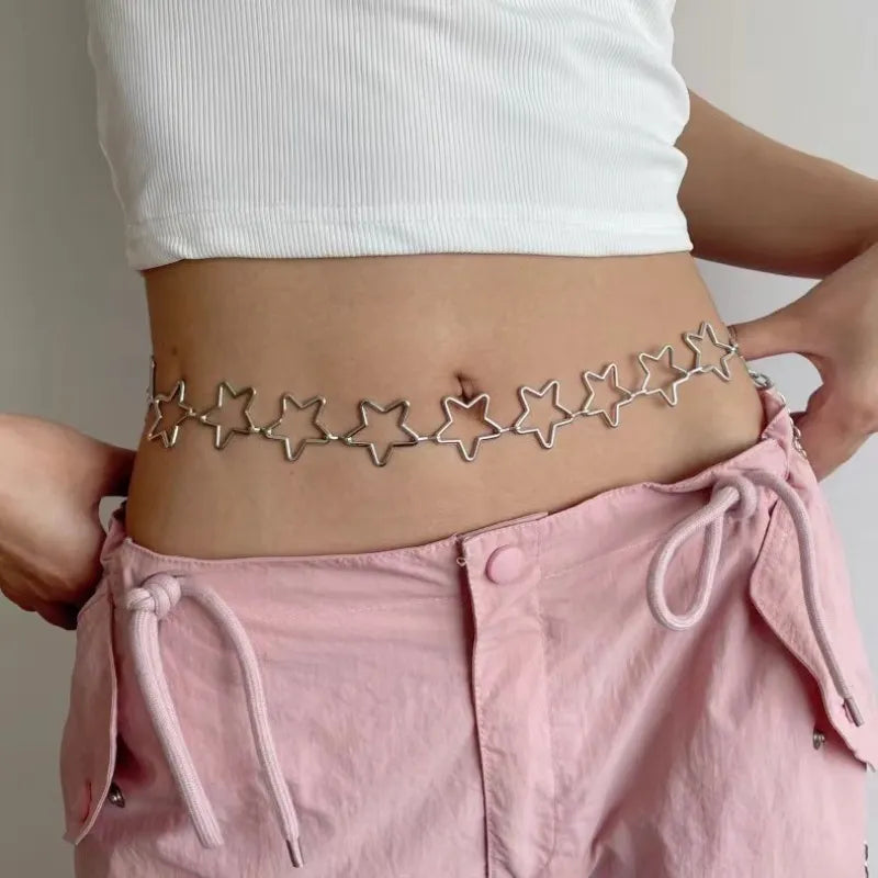 Metal Star Waist Chain