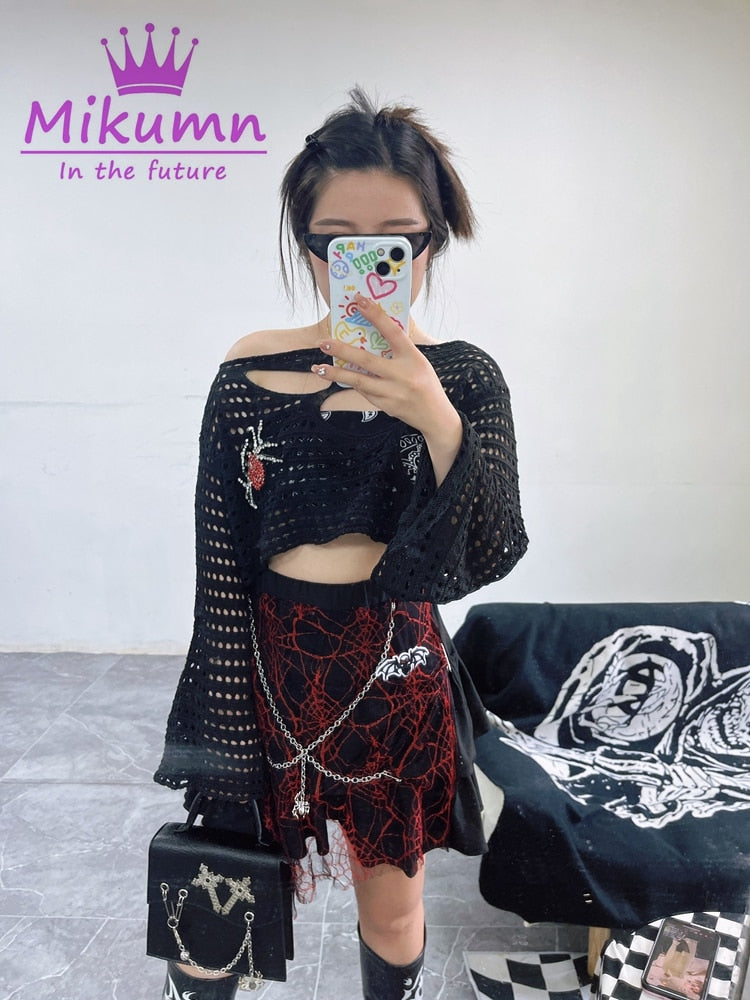 Spider's Lair Mini Skirt