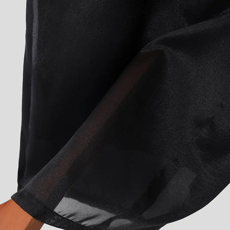 Sheer Layers Wide Leg Pants