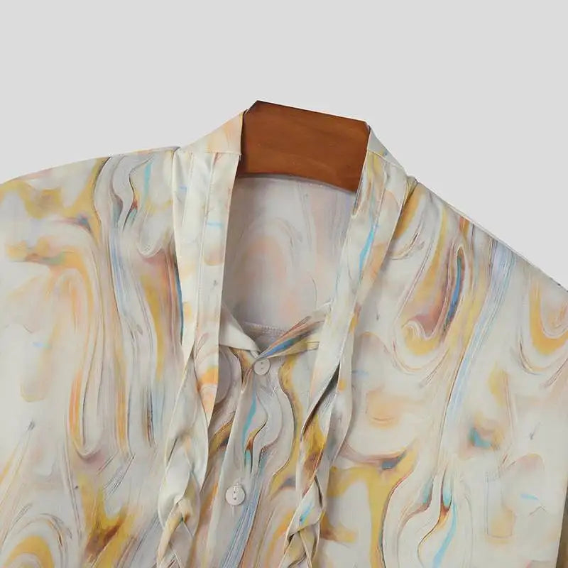 Marble Swirls Blouse
