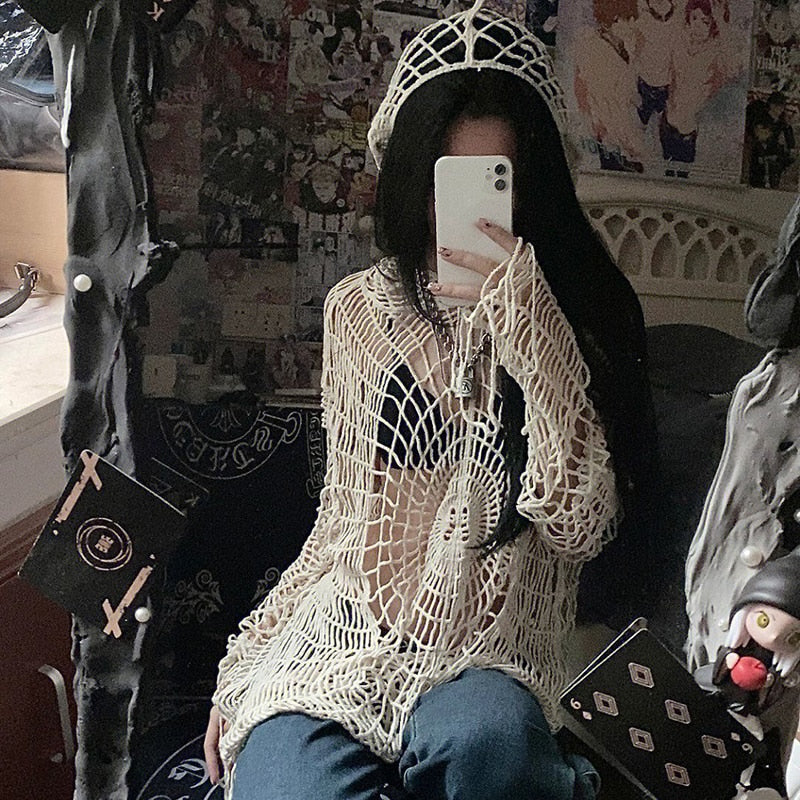 Spider's Prey Hooded Top