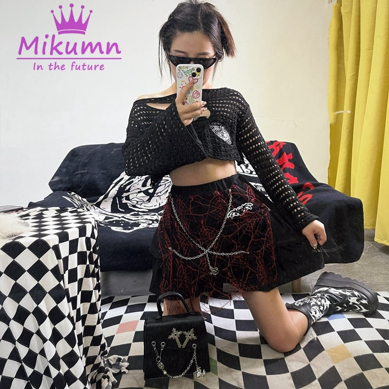 Spider's Lair Mini Skirt