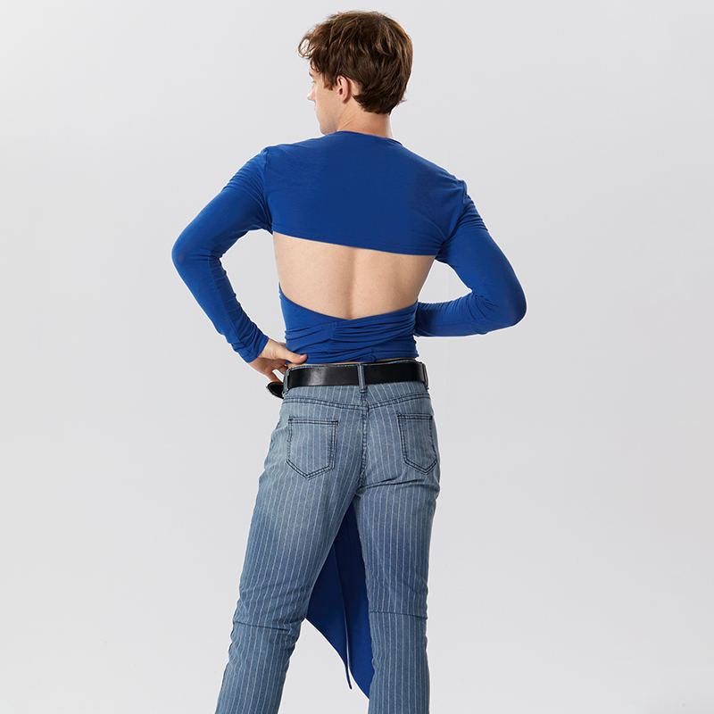 Wraparound Long Sleeve Top