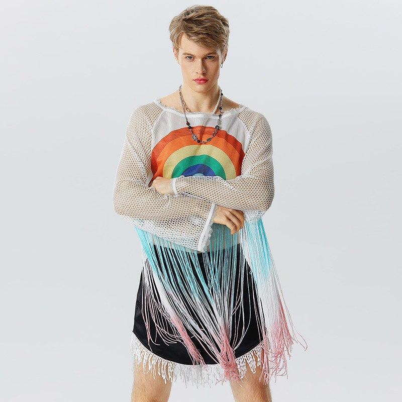 Ultimate Pride Mesh Crop Top