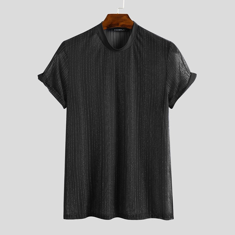 Gorgeous + Glistening Sheer T-Shirt