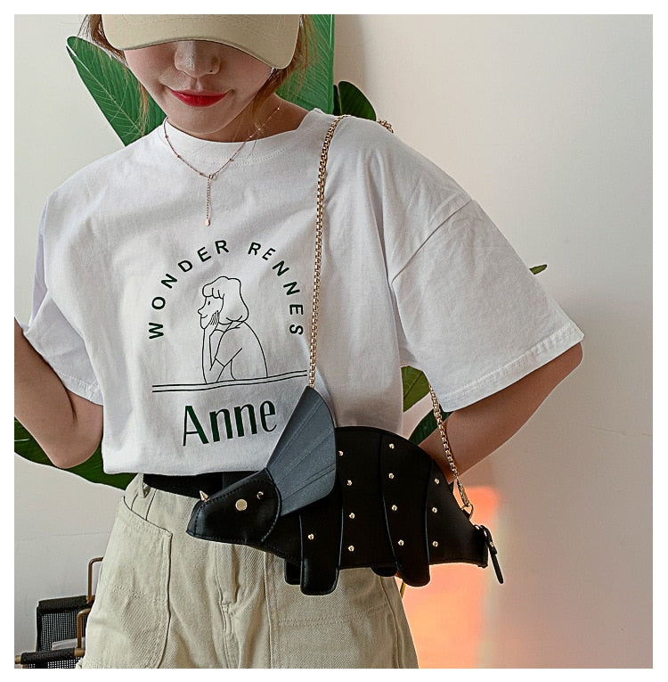 Triceratops Mini Crossbody Bag