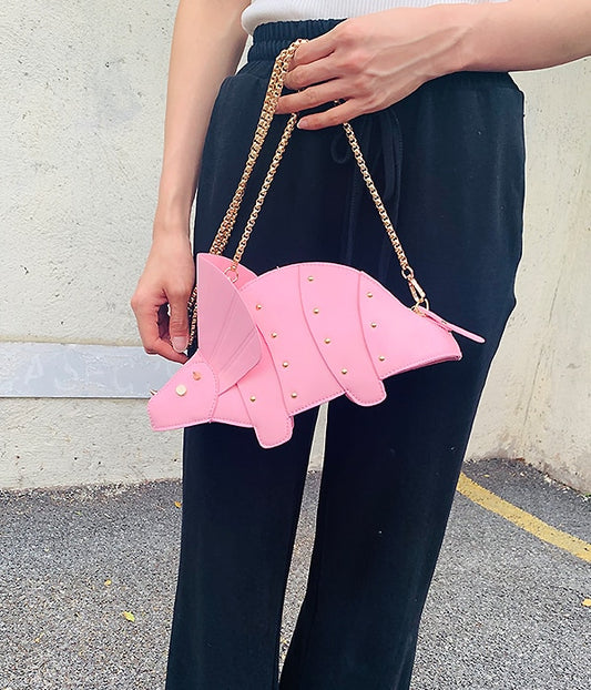 Triceratops Mini Crossbody Bag