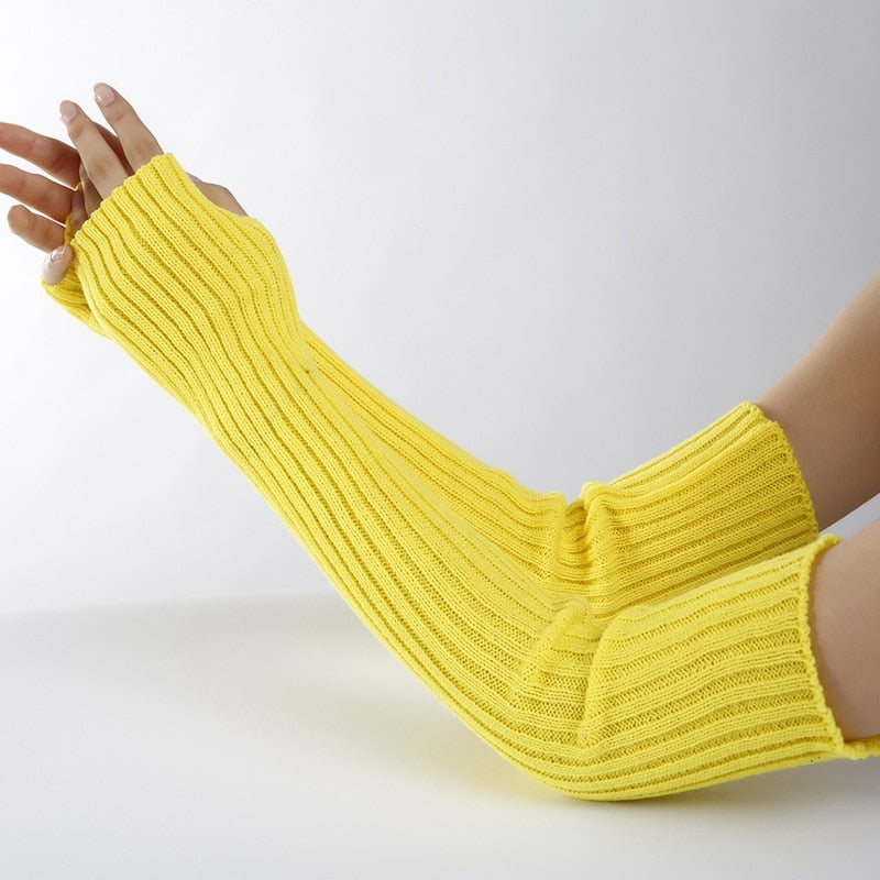 Knit Fingerless Gloves