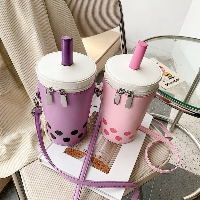 Boba Tea Novelty Shoulder Bag