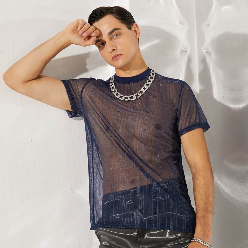 Gorgeous + Glistening Sheer T-Shirt