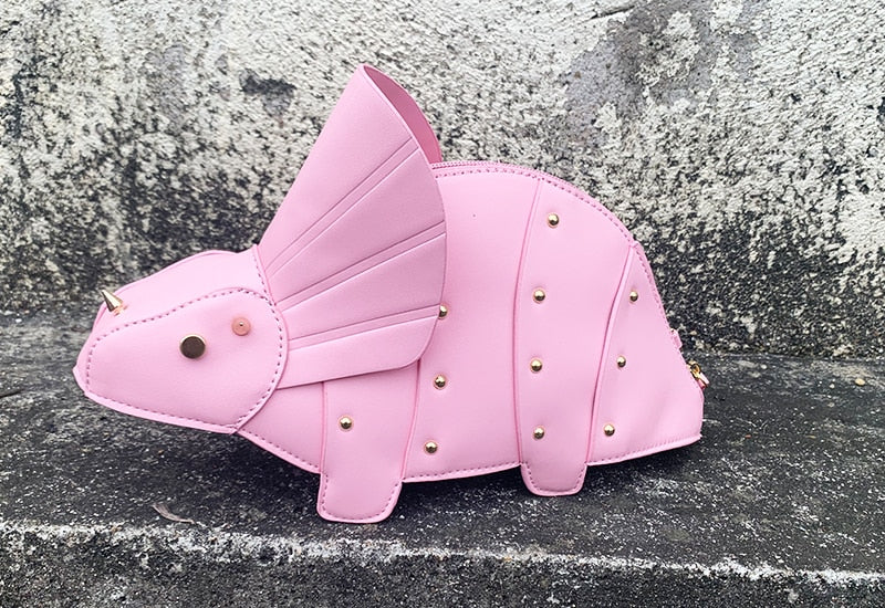 Triceratops Mini Crossbody Bag