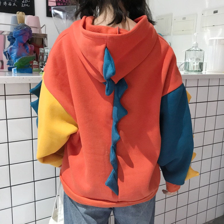 Primary Colours Dinosaur Hoodie