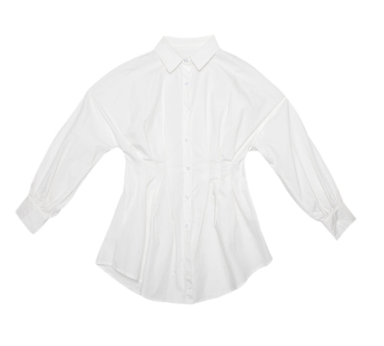 Sultry Button-Up Shirt Dress