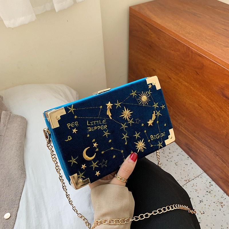 Starry Sky Clutch Purse