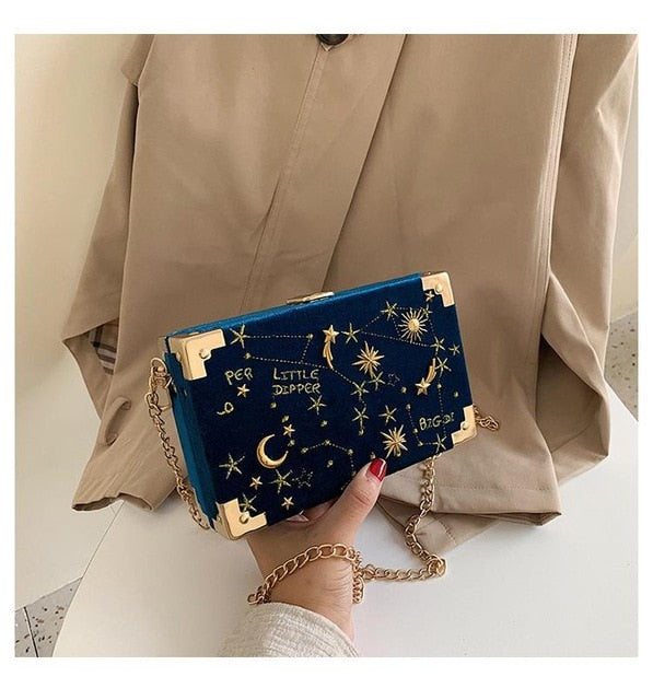 Starry Sky Clutch Purse