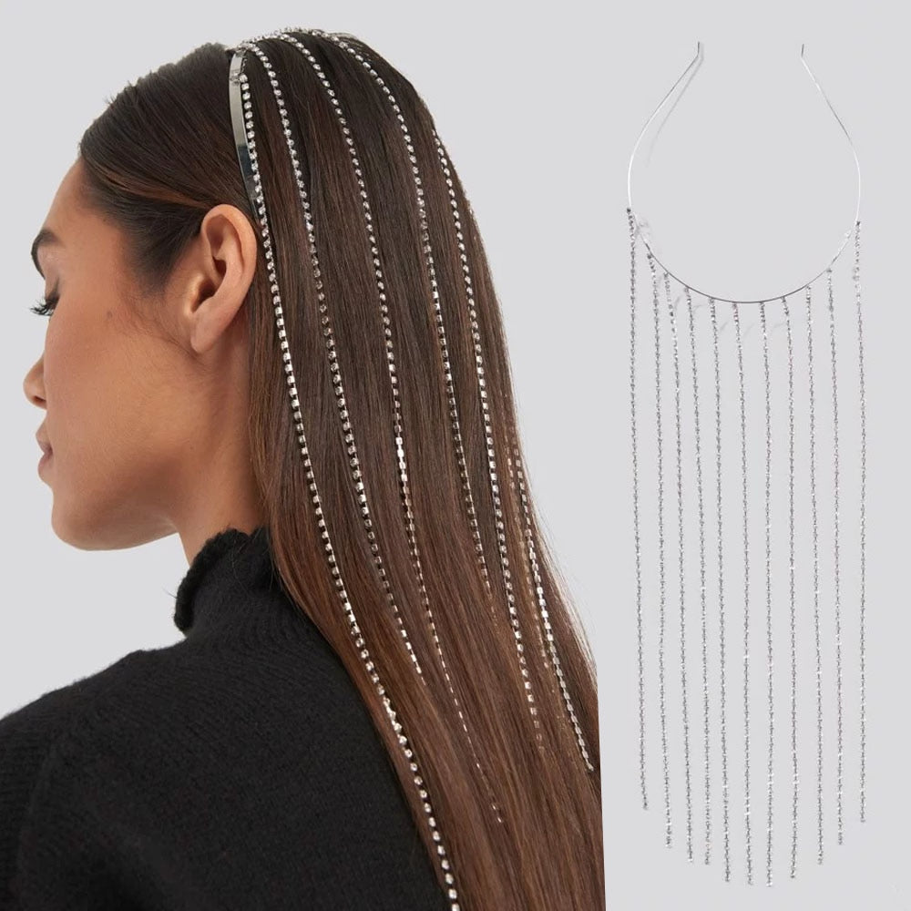 Rhinestone Chain Headband