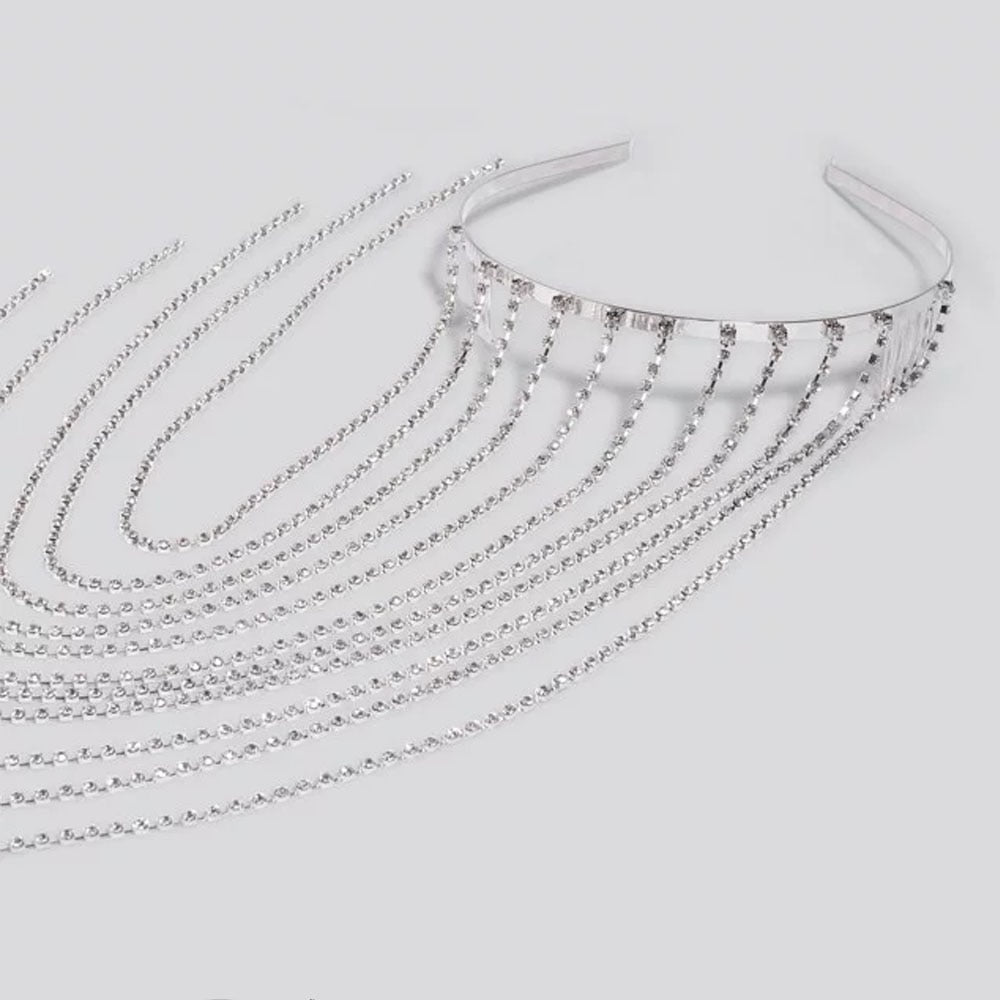 Rhinestone Chain Headband
