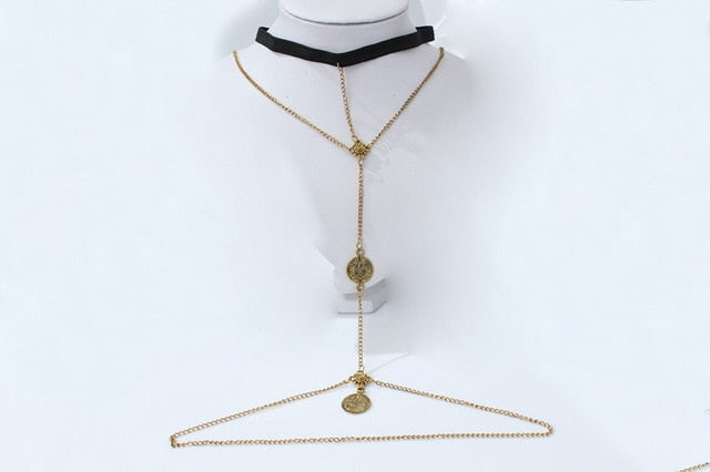 Coins on Coins Leg Chain