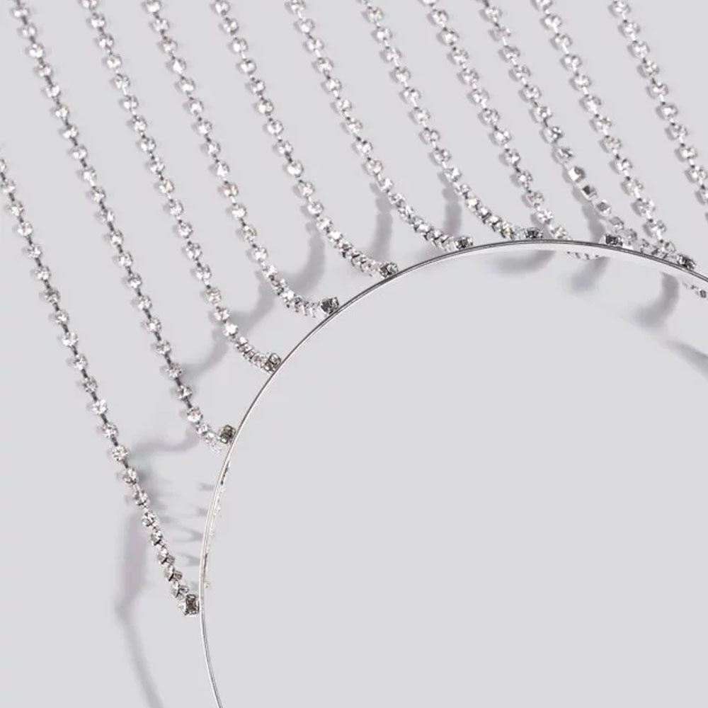 Rhinestone Chain Headband