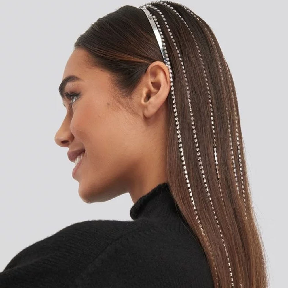 Rhinestone Chain Headband