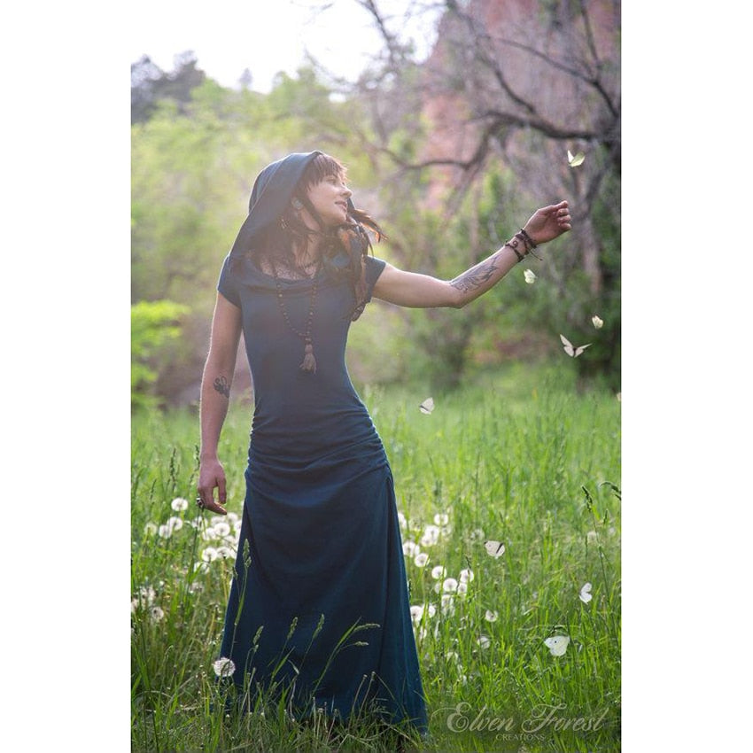 Witchy Hooded Dress