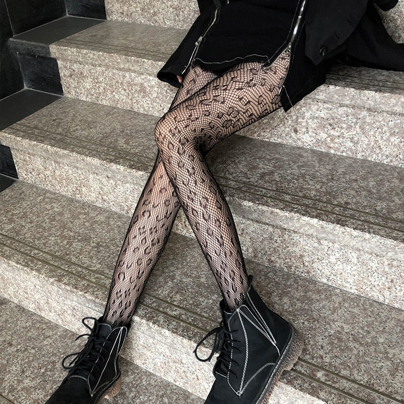 Cheetah Girl Fishnets