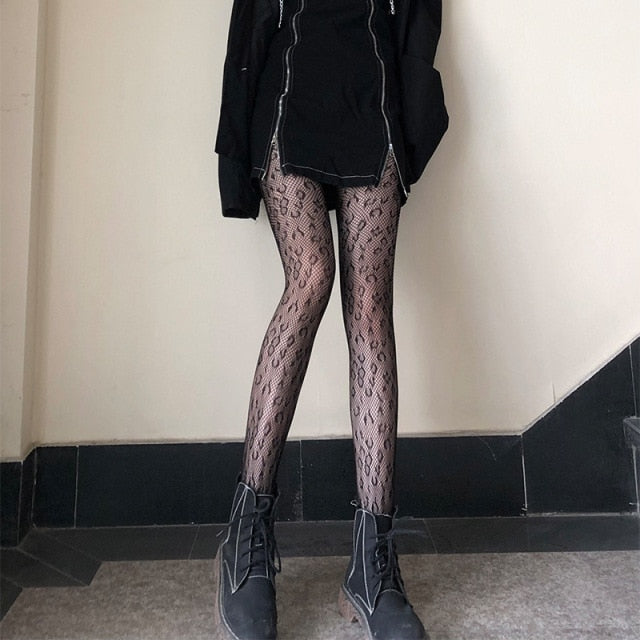 Cheetah Girl Fishnets