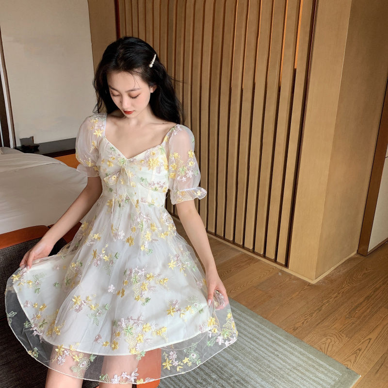 Sheer Floral Sundress