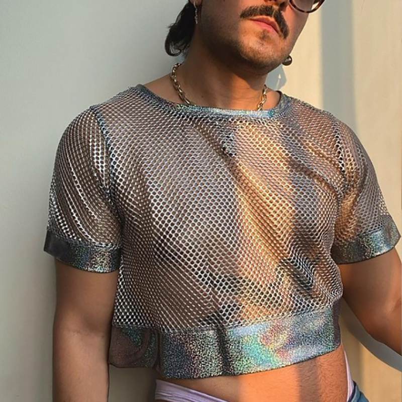 Silver Stunner Crop Top