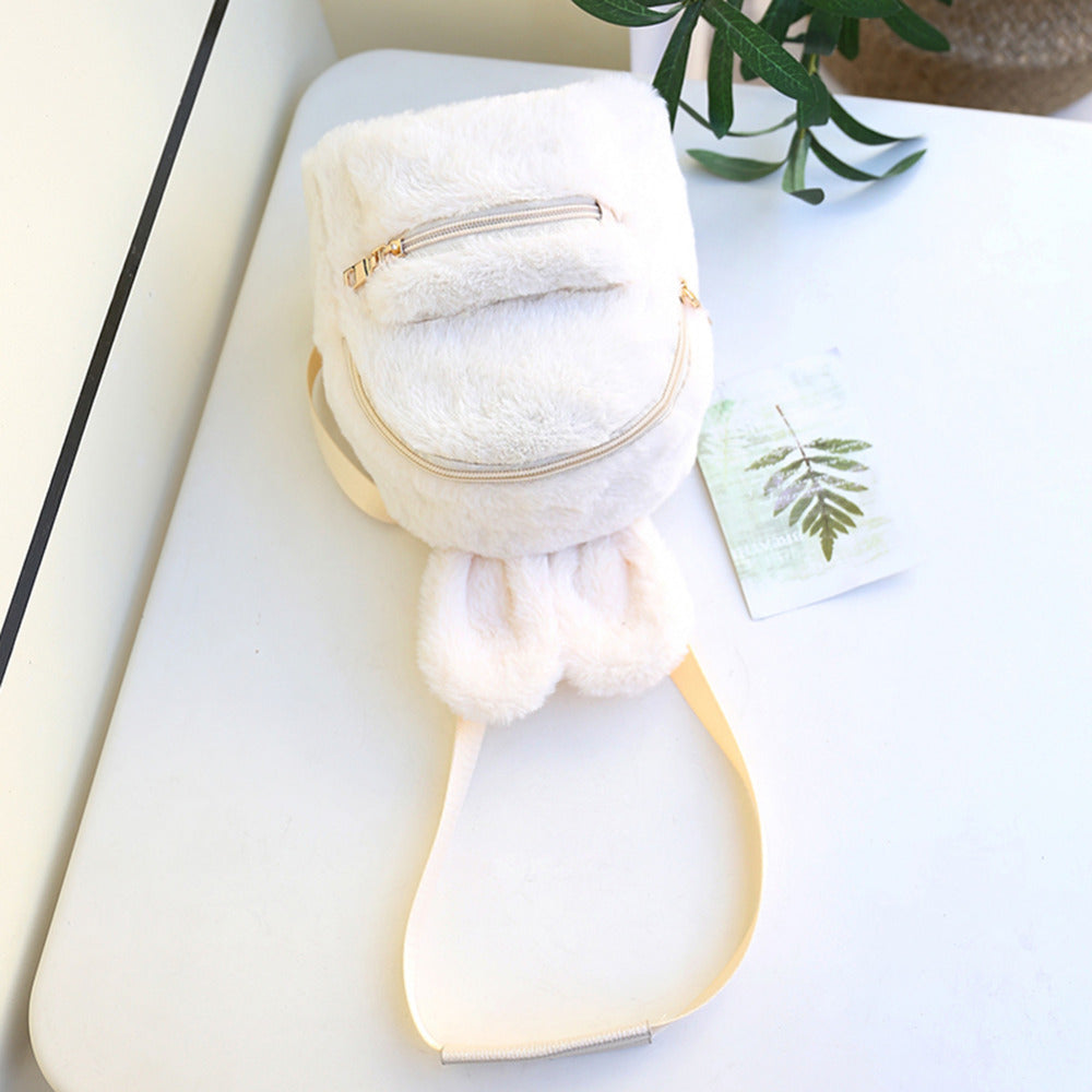 Faux Fur Bunny Mini Backpack