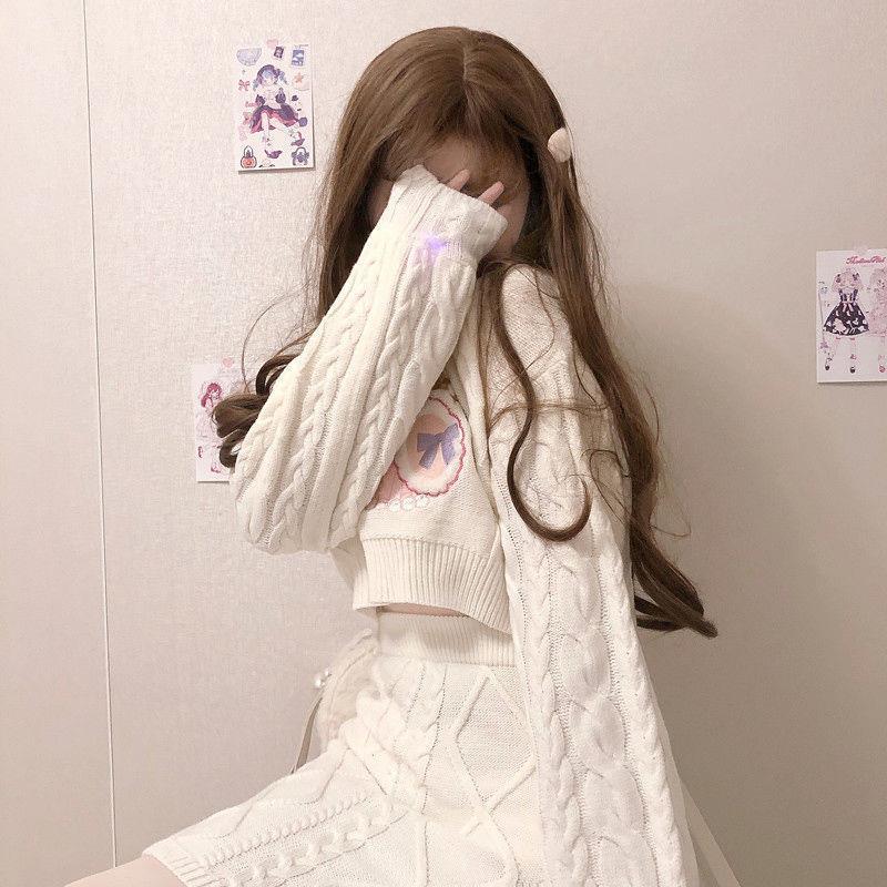 BunBun Knit Sweater & Skirt Set