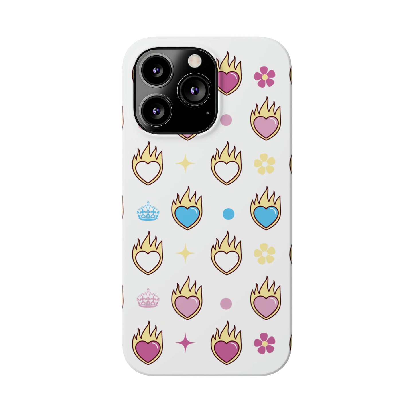 Femboy Summer Iconique Pattern iPhone Case