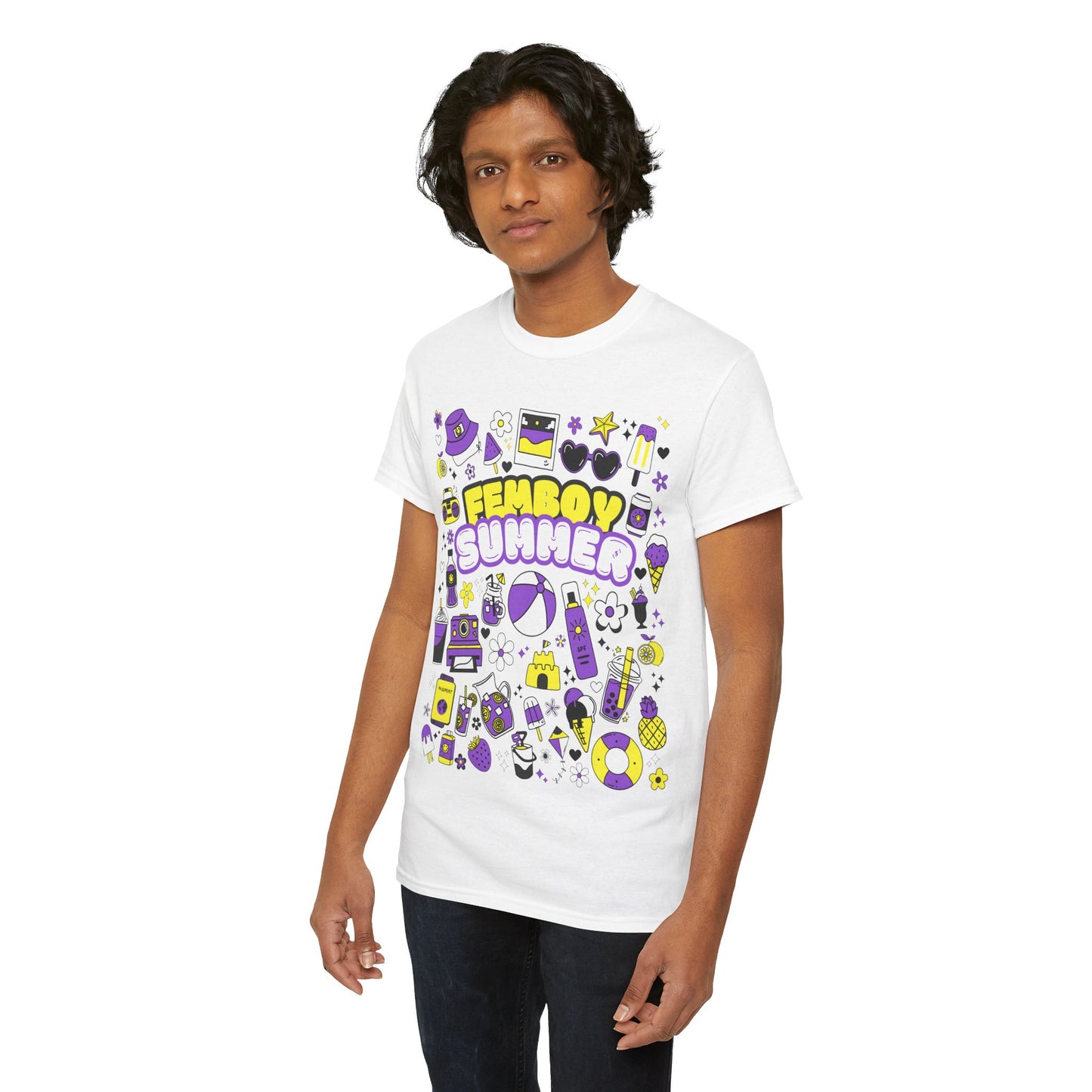 Summer Extravaganza (Non-Binary Version) - Femboy Summer T-Shirt