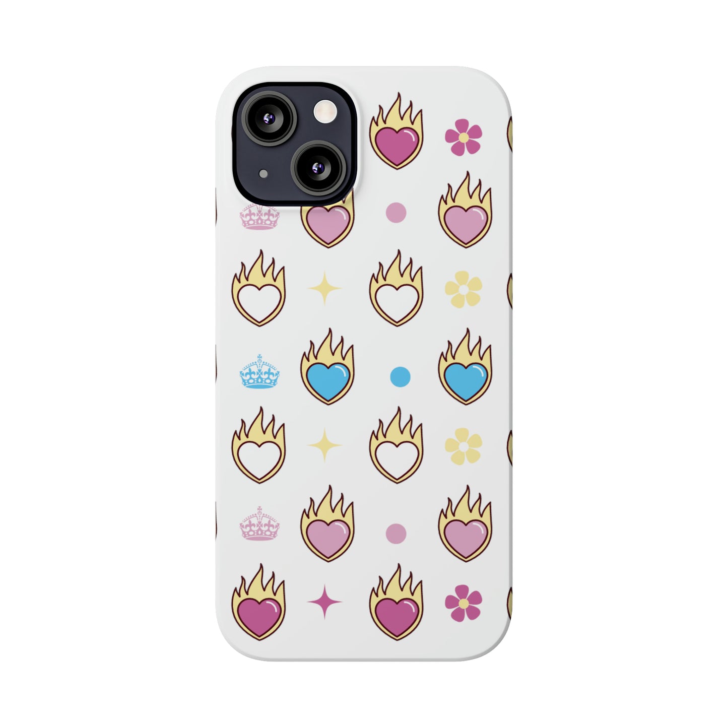 Femboy Summer Iconique Pattern iPhone Case