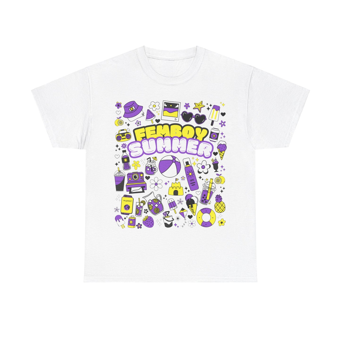 Summer Extravaganza (Non-Binary Version) - Femboy Summer T-Shirt