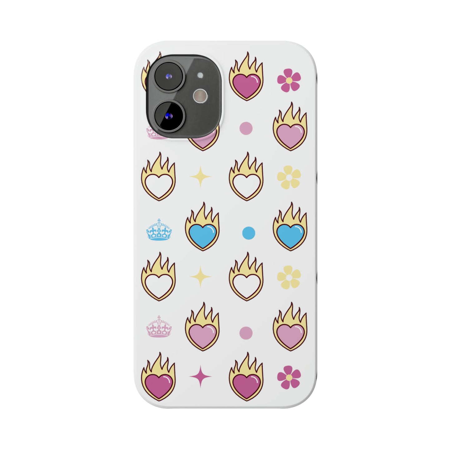 Femboy Summer Iconique Pattern iPhone Case