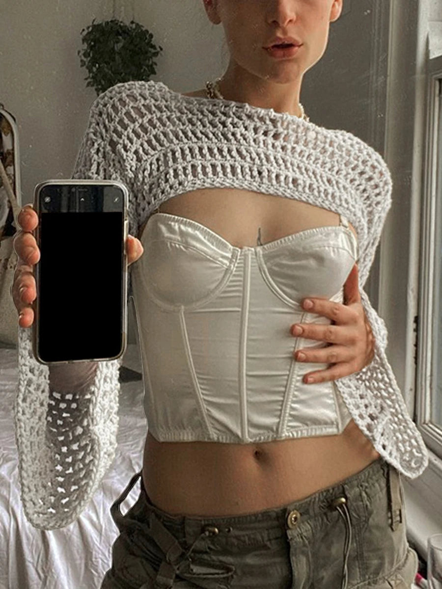 Super Cropped Crochet Top