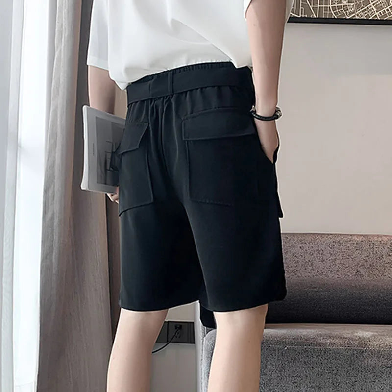 Outer Pocket Tie-Up Shorts