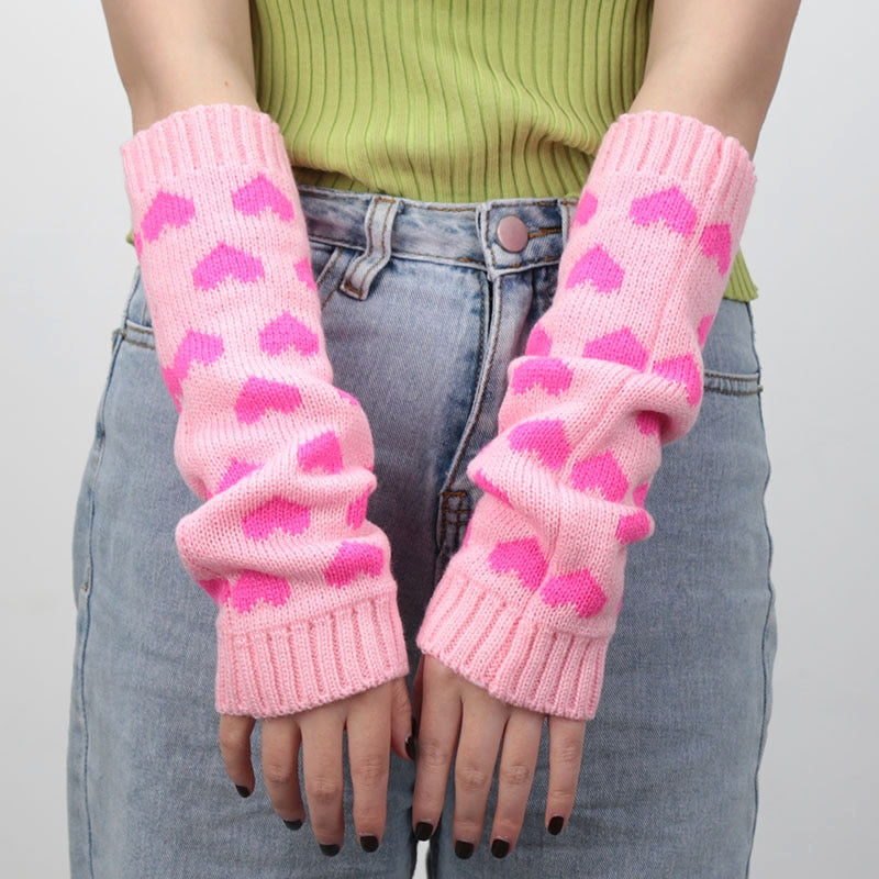 All The Love Fingerless Gloves